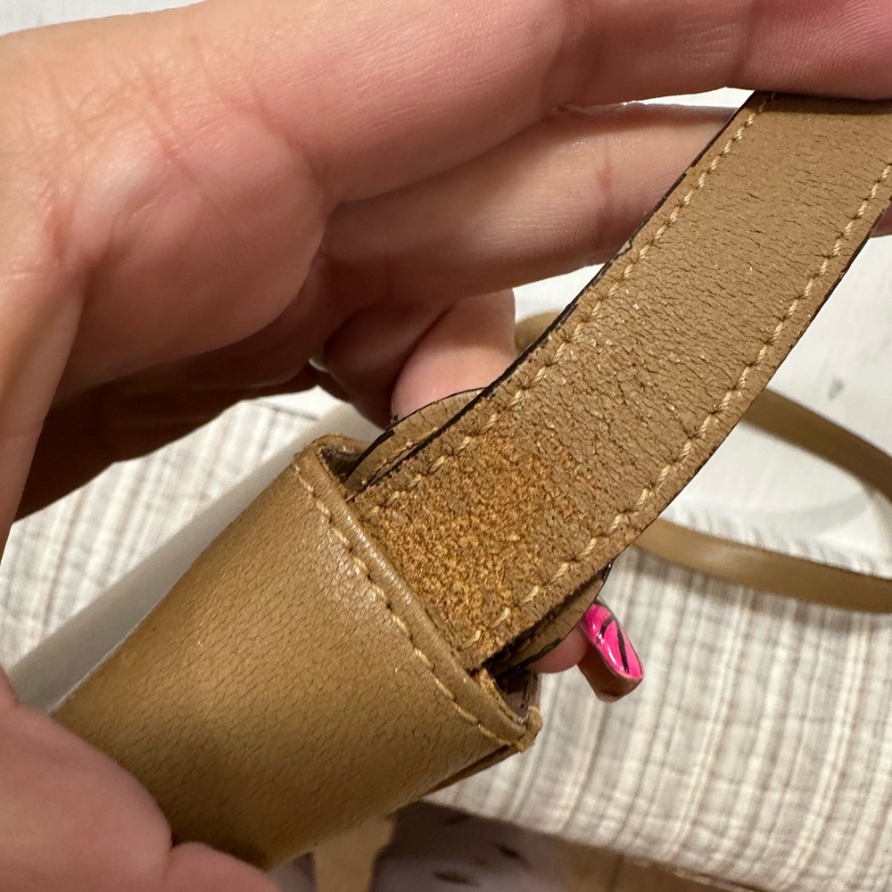 Barbara Milano 90s Italian Leather Shoulder Bag – Tan Brown Y2K Minimal Purse - Picture 13 of 13